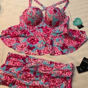 Sexy Torrid Bathing Suit Bikini 👙 Sz 0 & 1
